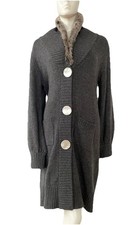 N.PEAL Charcoal 100% CASHMERE