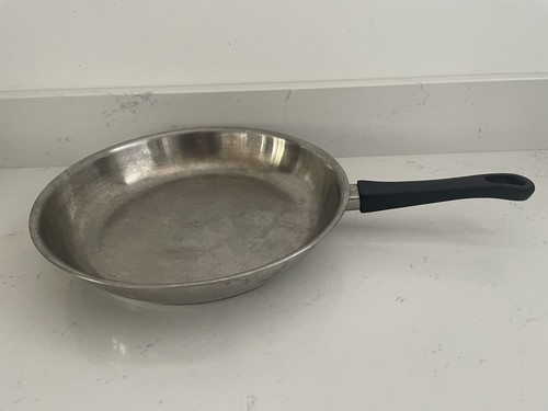 Vintage copper bottom frying - bottom,