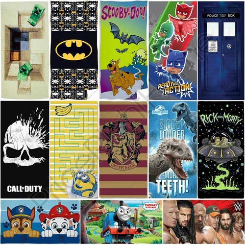Boys character cotton - boys, towels