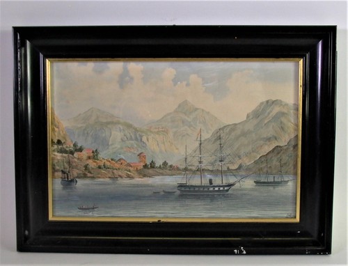 Sign hille 1874 watercolour - sign.,