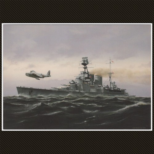 Hms hood north atlantic - north,