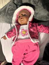 20” Baby Doll Girl Ethnic Black Soft Body Toy Doll Reborn BiBi Doll Sparkle