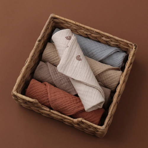 Baby muslin squares - squares, 5pc