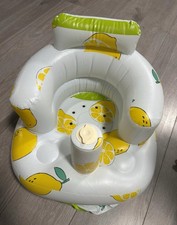 Baby Inflatable Sofa Learning To Sit Cute Seat Bath PVC Portable Foldable Travel