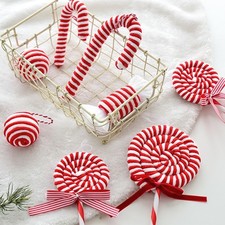 Set of 5 Xmas Candy Cane &