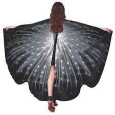 Adult Butterfly Wings Shawl Fairy Pixie Scarf Bikini Cover Ups Festival Costume