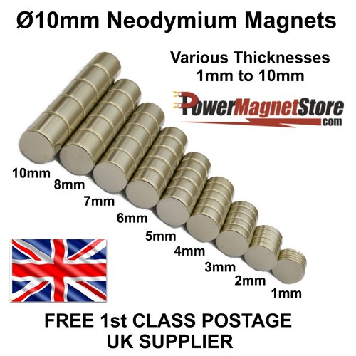 Strong magnets 10mm diameter - strong,
