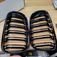 For BMW E90 E91 3 Series 09-12 LCI Model Kidney Grill Grille Gloss Black M Style