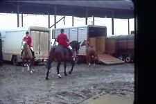 35mm Slide 1981 Fox hunters Near Horse Box Kodachrome