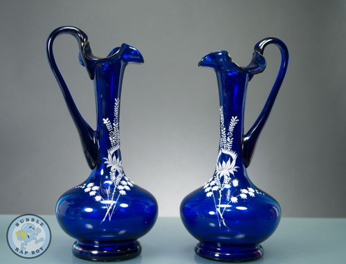 Two victorian cobalt blue - two,