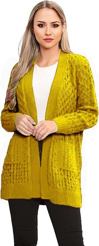 Womens long sleeve marl chunky - long,