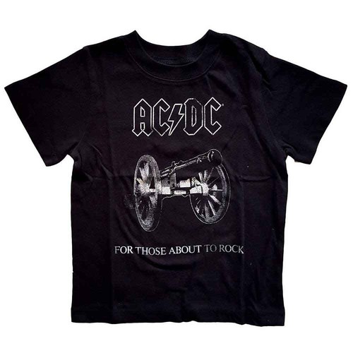Kids shirt black - ac/dc, about
