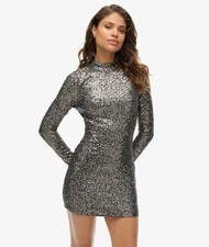 Superdry Sequinned Mock Neck