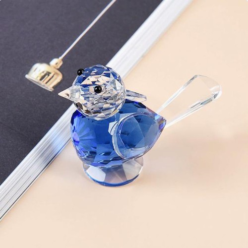 Crystal bird ornaments cute - ornaments,