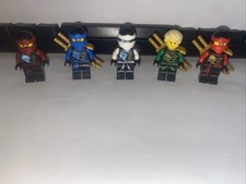 Lego Ninjago Skybound Nya Jay Cole Kai Zane Lloyd Minifigure Bundle x6