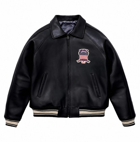 Black real cowhide - black,