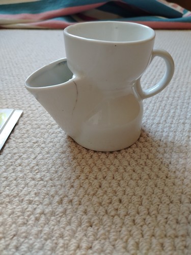 Antique porcelain shaving mug
