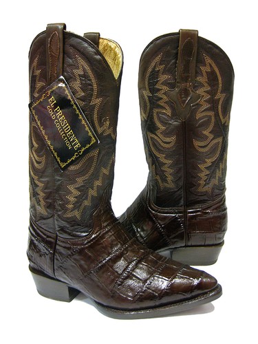 Mens western boot - mens, brown