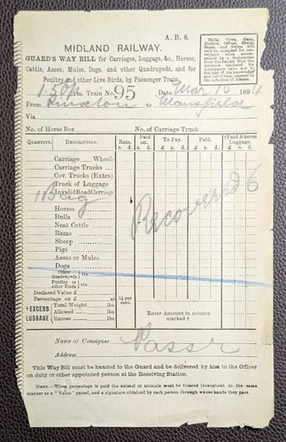 1894 midland railway pinxton - midland,