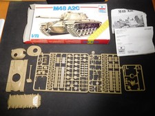 1983 Tank model M48 A2C ESCI Italian plastic 1/72 kit like Airfix Boxed scarce
