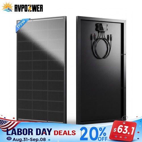 170w 200w solar panel 12v - 170w,