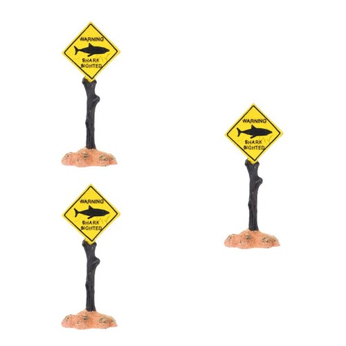 Durable resin aquarium warning - resin,