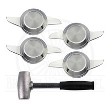2 Bar Swept Cut Chrome Knock