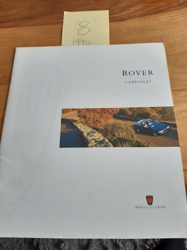One car sales brochure rover - ,