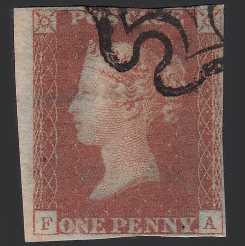 O49 1841 1d red brown - o49_19,