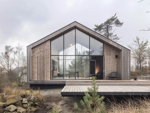 Timber frame buildings made - buildings,