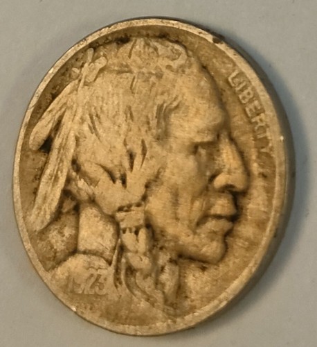 1923 buffalo nickel coin - 1923,