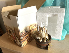 Leonardo Collection Waiting Patiently Resin Cats Kittens Ornament Figurine 12cm