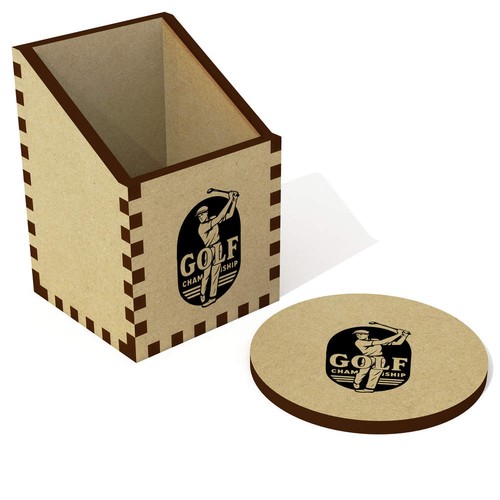 Golf championship desk tidy - championship',