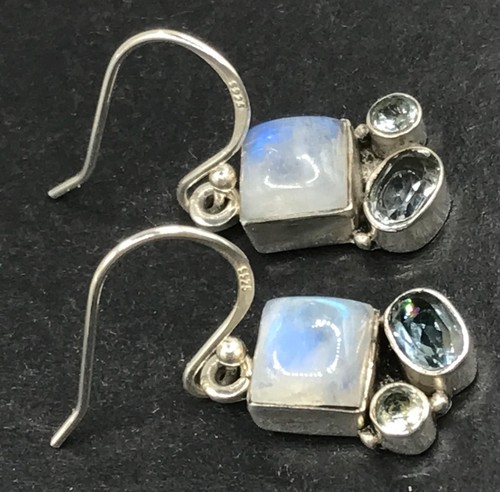 Rainbow moonstone blue - , topaz