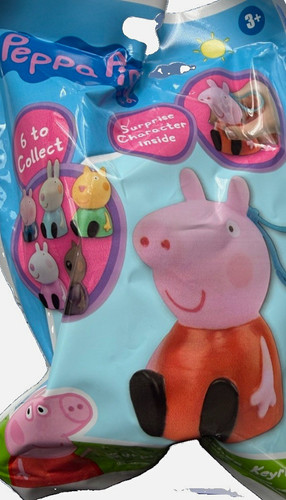Peppa pig squishee keyring - peppa,