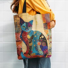 Women Floral Cat Pattern