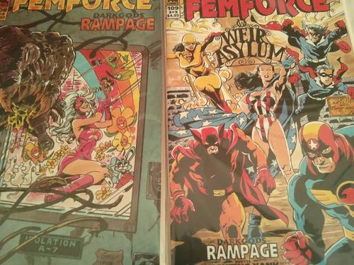 Comics femforce rampage of - comics, femforce(rampage