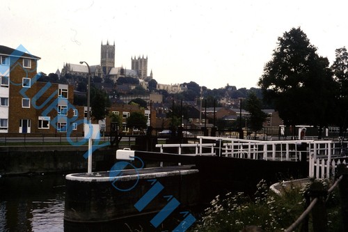 Lincoln 1978 canal lock - canal, &