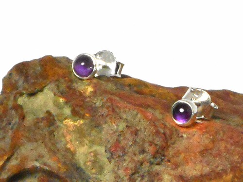 Purple amethyst sterling - purple,
