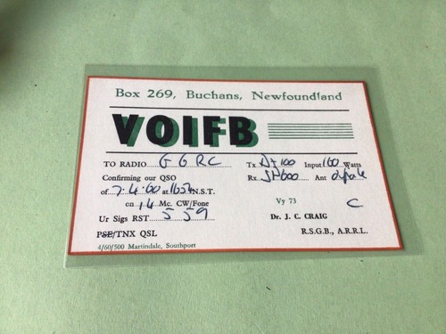 Vintage qsl radio - vintage,