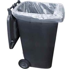 Wheelie Bin Liners 300L Black