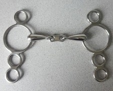 3 RING CONTINENTAL DUTCH GAG WITH FRENCH LINK  4 INCH TO 6 INCH FAST POST 