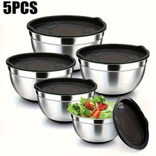 5 Pcs Stainless Steel Mixing