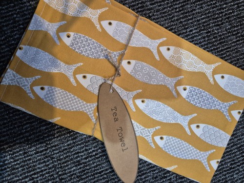 Handmade tea towel made - handmade,