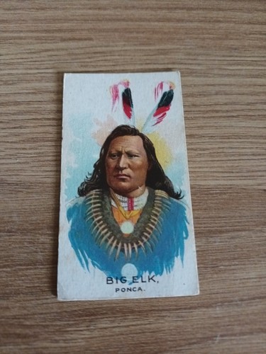 Cigarette card big - card, elk