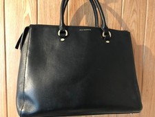 Lulu Guinness Black Tote Handbag - Medium Sized- lovely Condition