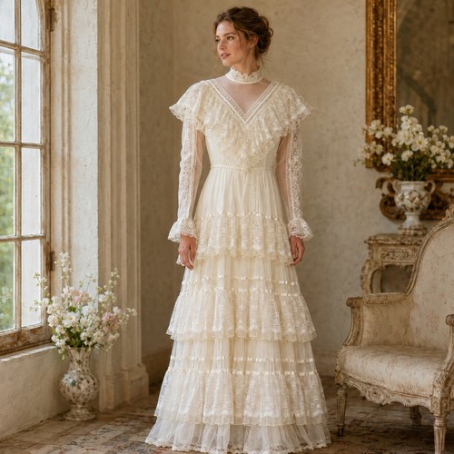 Vintage gunne sax bridal - vintage,