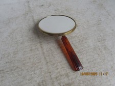 VINTAGE HAND HELD VANITY MIRROR 3.5INCH/9CMS.
