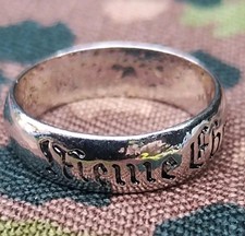 German WW2 Waffen Officers Ring Size  10 honour is my loyalty WW1