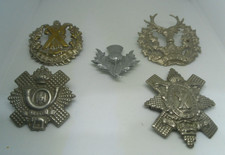 5 x Cap badges: Scottish